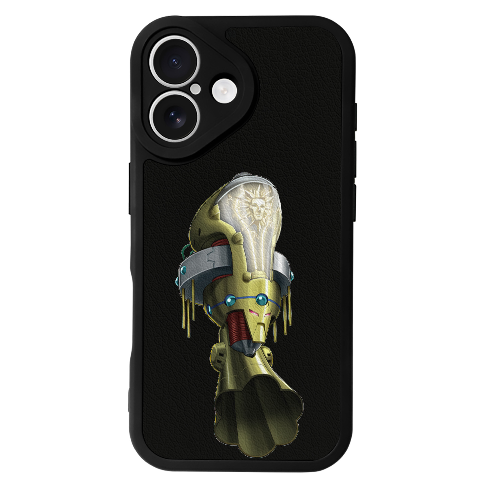（画像用） 遊☆戯☆王 Yu-Gi-Oh! 【iPhone 16シリーズ対応】シリコンスマホケース（レザー調） 材質：シリコン